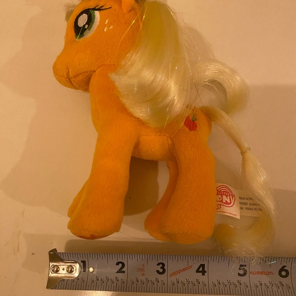 Apple Jack My Little Pony Orange and Yellow Stuffed Animal - Picture 6 of 12
